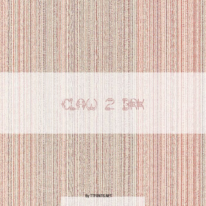 CLAW 2 BRK example